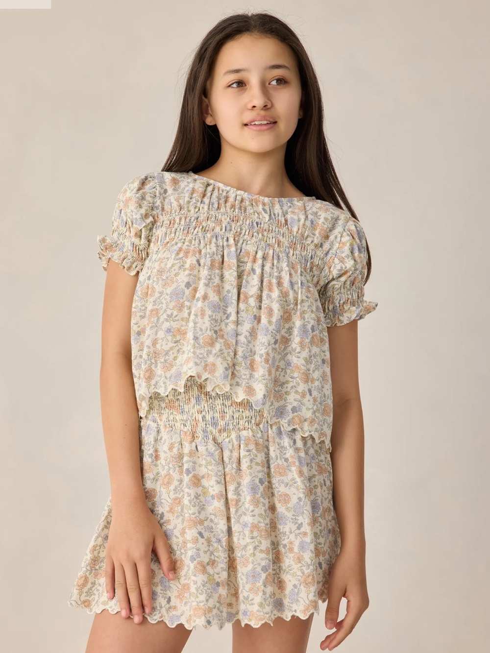 NWT Rylee + Cru Colette Top Bloom size 10-11 years
